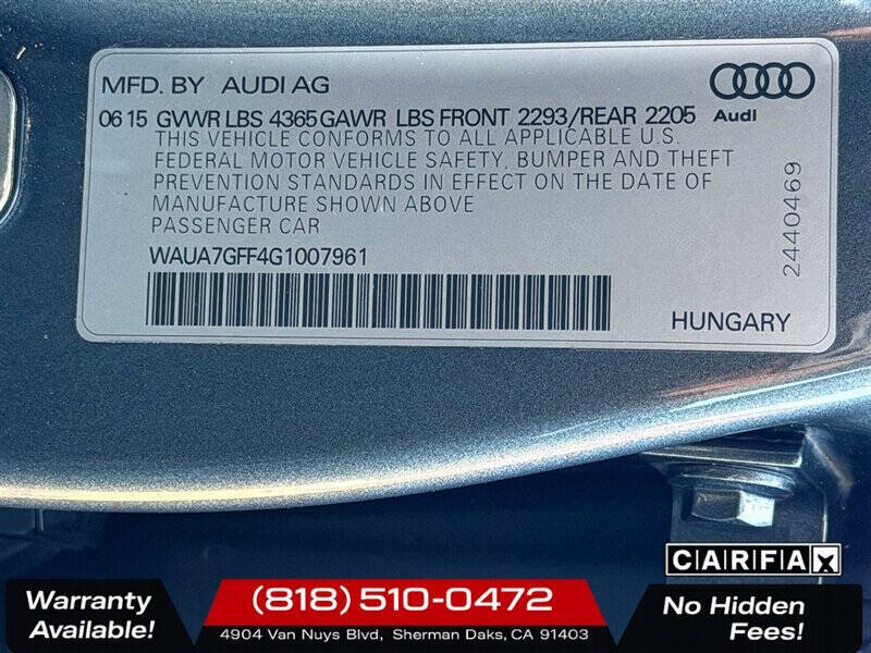2016 Audi A3 1.8T Premium