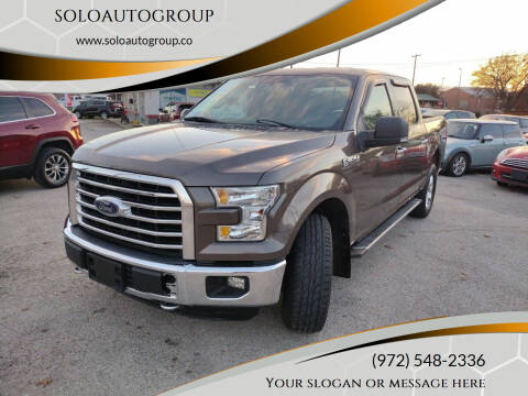 2016 Ford F-150 for sale at SOLOAUTOGROUP in Mckinney TX