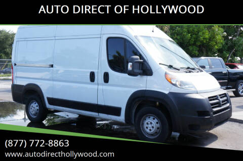 2015 RAM ProMaster for sale at AUTO DIRECT OF HOLLYWOOD in Hollywood FL