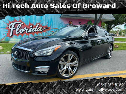 2015 Infiniti Q70 for sale at Hi Tech Auto Sales Of Broward in Hollywood FL