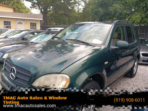 2000 Mercedes-Benz M-Class for sale at TMAC Auto Sales & Window Tinting in Durham NC