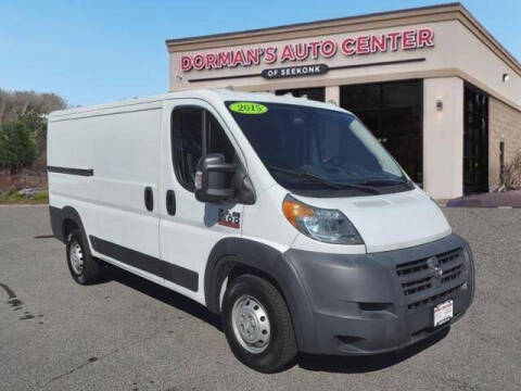 2015 RAM ProMaster for sale at DORMANS AUTO CENTER OF SEEKONK in Seekonk MA