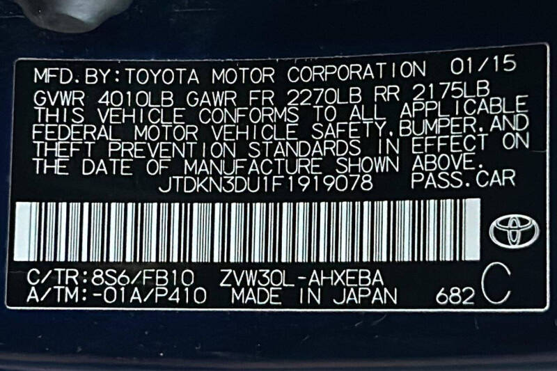 2015 Toyota Prius Three