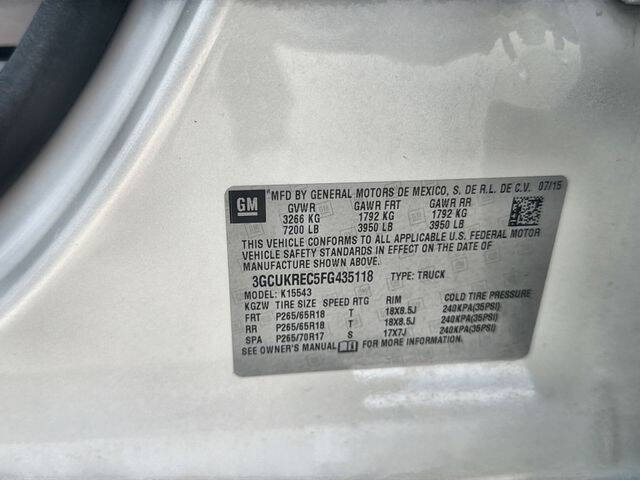 2015 Chevrolet Silverado 1500