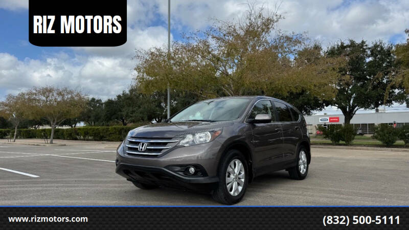 2013 Honda CR-V for sale at RIZ MOTORS in Stafford TX