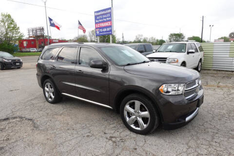 2013 Dodge Durango for sale at Icon Auto Sales in Houston TX