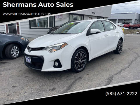 2016 Toyota Corolla for sale at Shermans Auto Sales in Webster NY