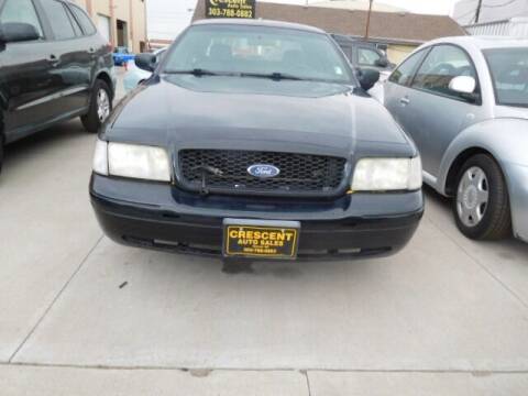 2008 Ford Crown Victoria for sale at CRESCENT AUTO SALES in Denver CO