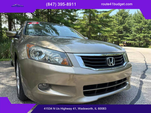 2008 Honda Accord for sale at Route 41 Budget Auto in Wadsworth IL