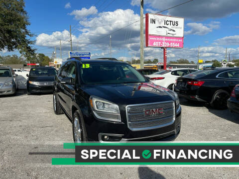 2013 GMC Acadia for sale at Invictus Automotive in Longwood FL