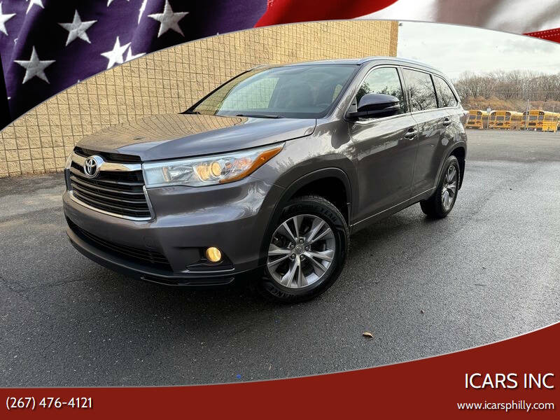 2015 Toyota Highlander for sale at ICARS INC in Philadelphia PA