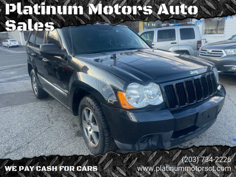 2009 Jeep Grand Cherokee for sale at Platinum Motors Auto Sales in Ansonia CT