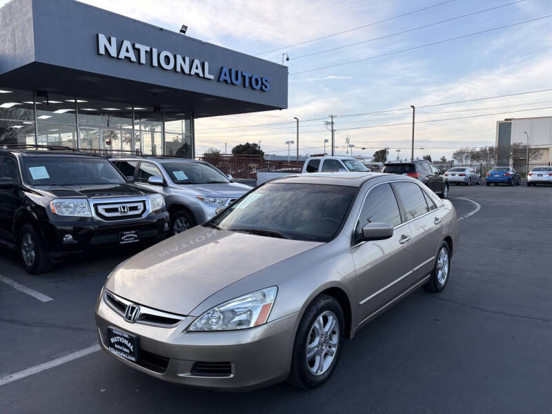 2006 Honda Accord for sale at National Autos Sales in Sacramento CA