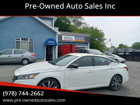 2021 Nissan Altima for sale at Pre-Owned Auto Sales Inc in Salem MA