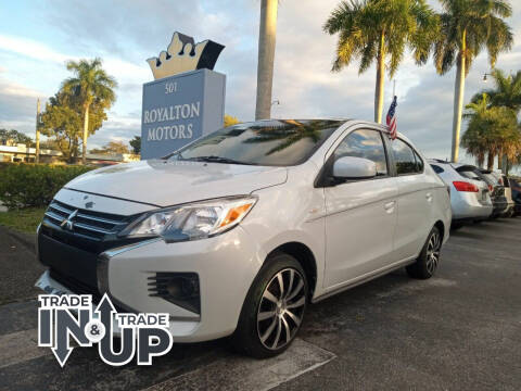 2021 Mitsubishi Mirage G4 for sale at ROYALTON MOTORS in Plantation FL