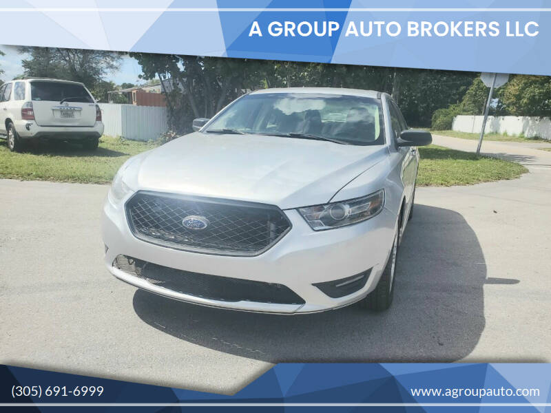 2016 Ford Taurus for sale at A Group Auto Brokers LLc in Opa-Locka FL