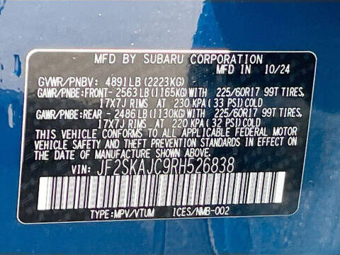 2024 Subaru Forester Wilderness