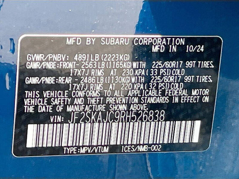 2024 Subaru Forester Wilderness