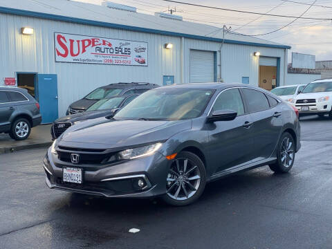 2019 Honda Civic for sale at SUPER AUTO SALES STOCKTON in Stockton CA