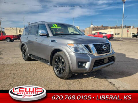 2019 Nissan Armada for sale at Lewis Chevrolet of Liberal in Liberal KS