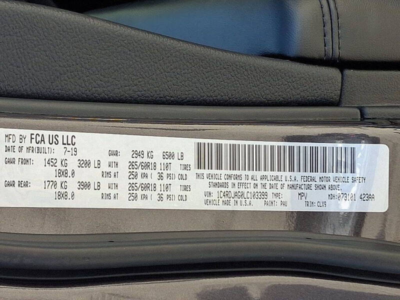 2020 Dodge Durango SXT Plus