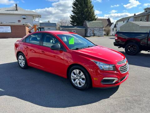 2015 Chevrolet Cruze for sale at DelBalso Preowned in Kingston PA