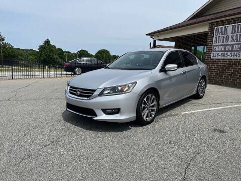 2014 Honda Accord for sale at Oak Ridge Auto Sales - Used Car Inventory in Greensboro NC