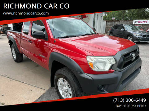 2012 Toyota Tacoma for sale at RICHMOND CAR CO in Richmond TX