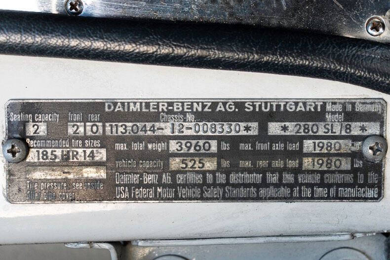 1969 Mercedes-Benz 280-Class