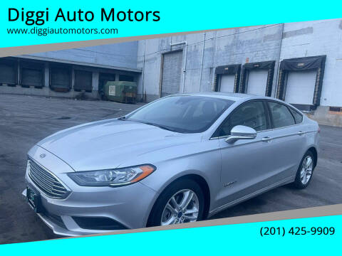 2018 Ford Fusion Hybrid for sale at Diggi Auto Motors in Jersey City NJ