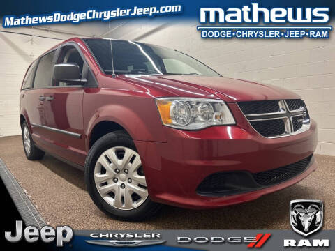 2015 Dodge Grand Caravan for sale at MATHEWS DODGE INC in Marion OH