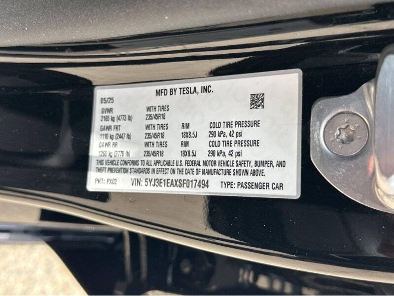 2025 Tesla Model 3 Long Range