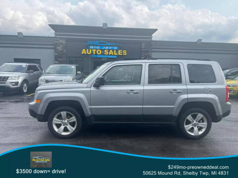 2015 Jeep Patriot for sale at BIG JAY'S AUTO SALES in Shelby Township MI