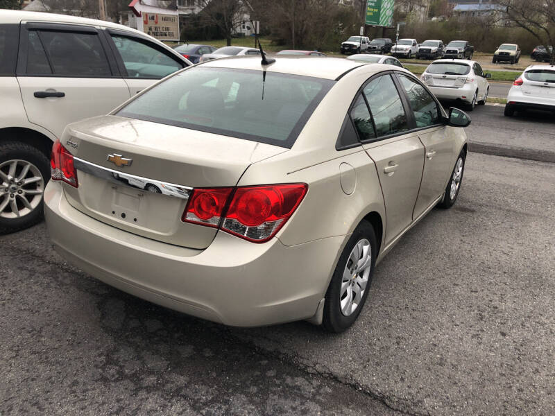 2013 Chevrolet Cruze for sale at J & J Autoville Inc. in Roanoke VA