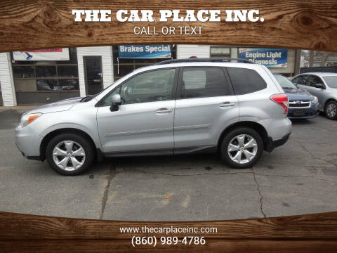 2014 Subaru Forester for sale at THE CAR PLACE INC. in Somersville CT