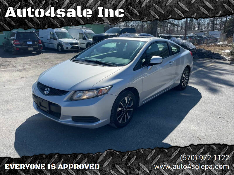 2013 Honda Civic for sale at Auto4sale Inc in Mount Pocono PA