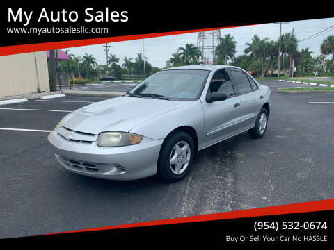 2003 Chevrolet Cavalier for sale at My Auto Sales in Margate FL