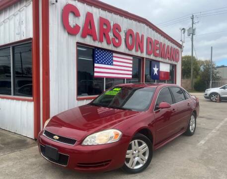2013 Chevrolet Impala for sale at Cars On Demand 3 in Pasadena TX