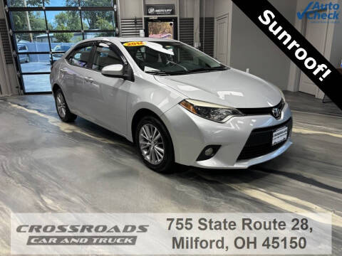 2014 Toyota Corolla for sale at Crossroads Car and Truck - Crossroads Car & Truck - Milford in Milford OH