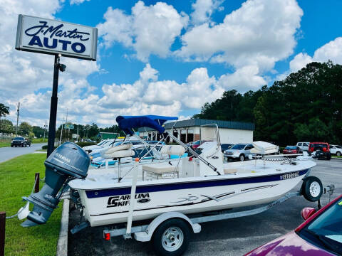 2015 carolina skiff 18 for sale at J. MARTIN AUTO in Richmond Hill GA