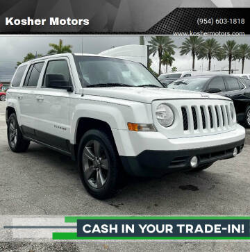 2014 Jeep Patriot for sale at Kosher Motors in Hollywood FL