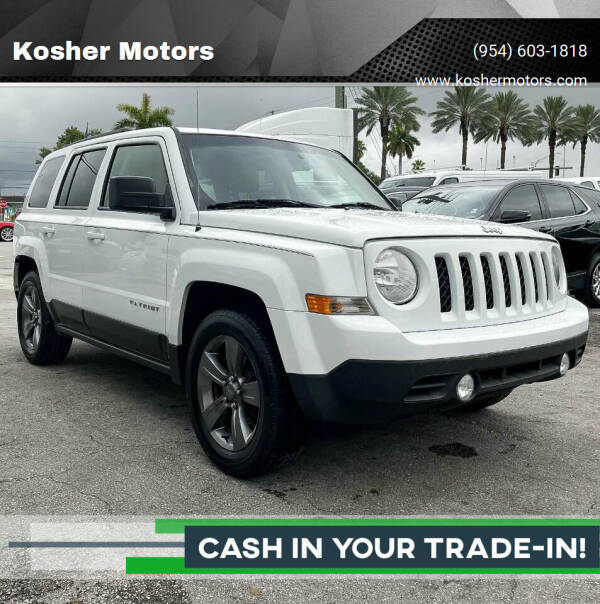 2014 Jeep Patriot for sale at Kosher Motors in Hollywood FL
