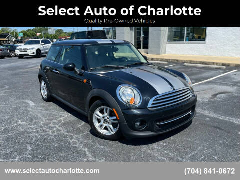 2013 MINI Hardtop for sale at Select Auto of Charlotte in Matthews NC