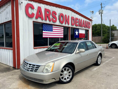 2009 Cadillac DTS for sale at Cars On Demand 2 in Pasadena TX