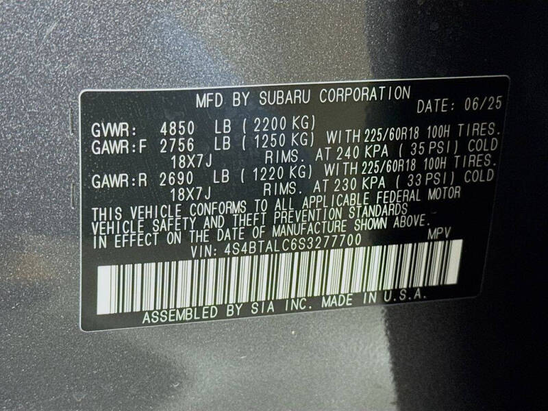 2025 Subaru Outback Onyx Edition