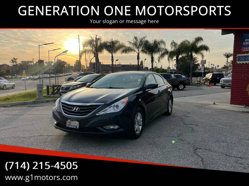 2013 Hyundai Sonata for sale at GENERATION ONE MOTORSPORTS in La Habra CA