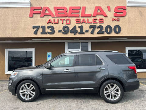 2016 Ford Explorer for sale at Fabela's Auto Sales Inc. in South Houston TX