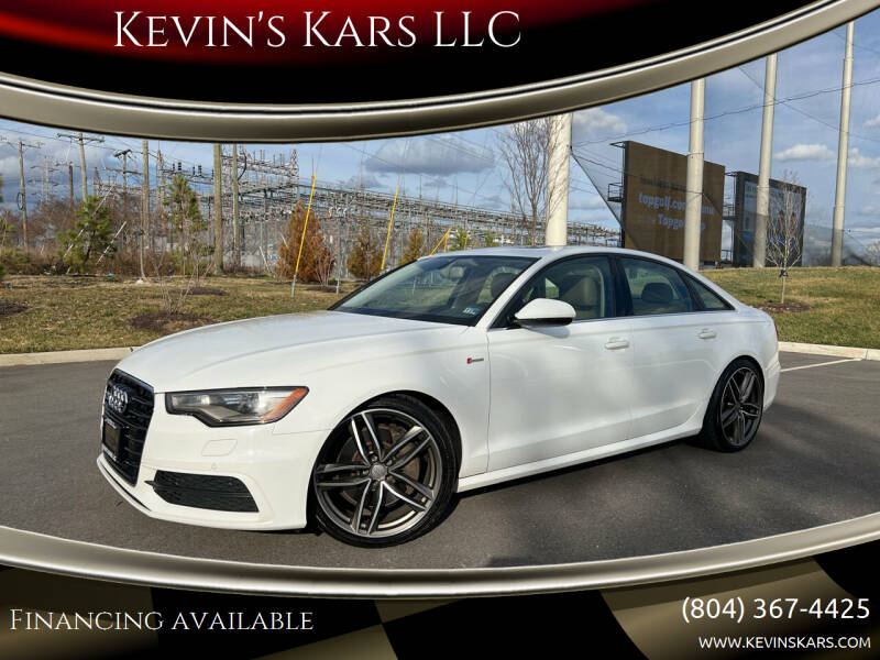 2013 Audi A6 for sale at Kevin's Kars LLC in Richmond VA