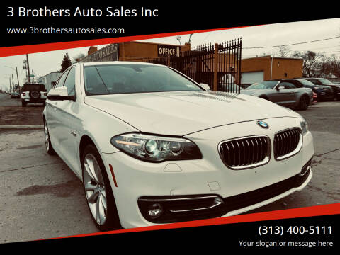 2014 BMW 5 Series for sale at 3 Brothers Auto Sales Inc in Detroit MI