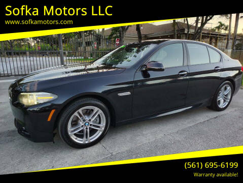 2014 BMW 5 Series for sale at Sofka Motors LLC in Pompano Beach FL